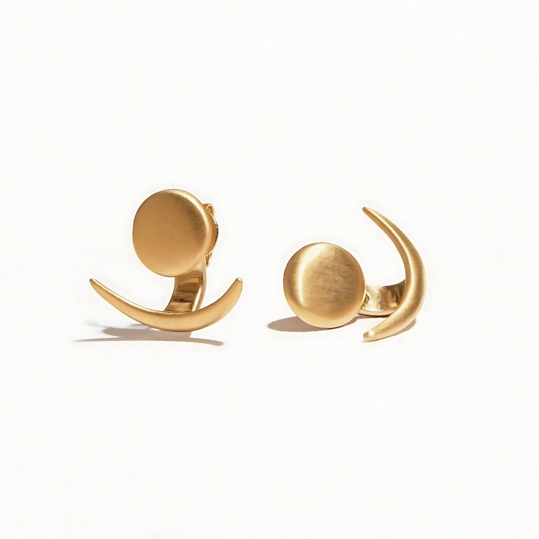 HaloCrest™ Minimalist Crescent Earrings