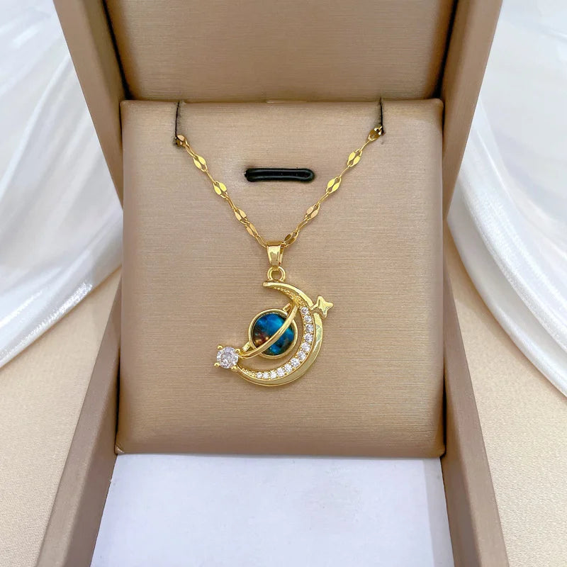 NovaGold™ Zircon Pendant Necklace