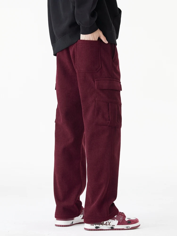Loose-Fit Fleece-Lined Winter Trousers