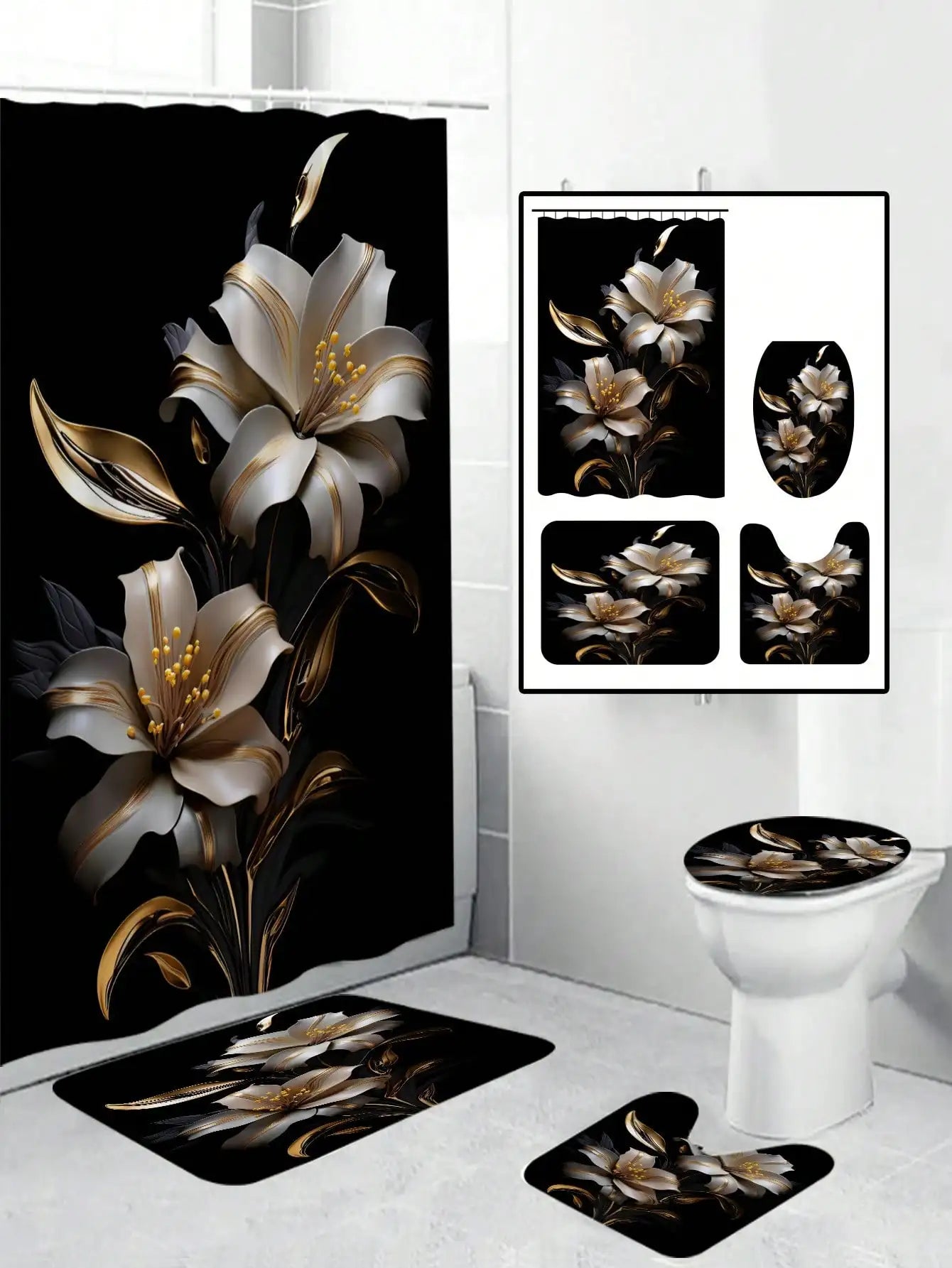 EasternLilly™ Bathroom Decor Set