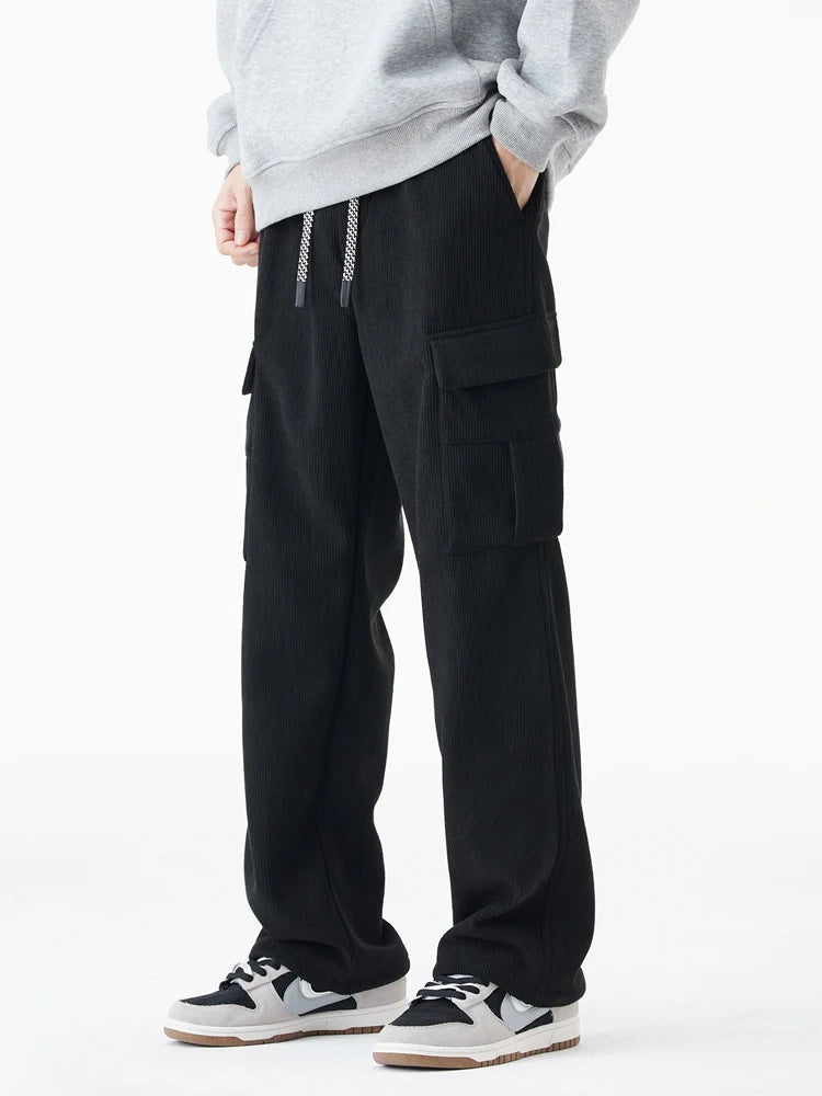 Loose-Fit Fleece-Lined Winter Trousers
