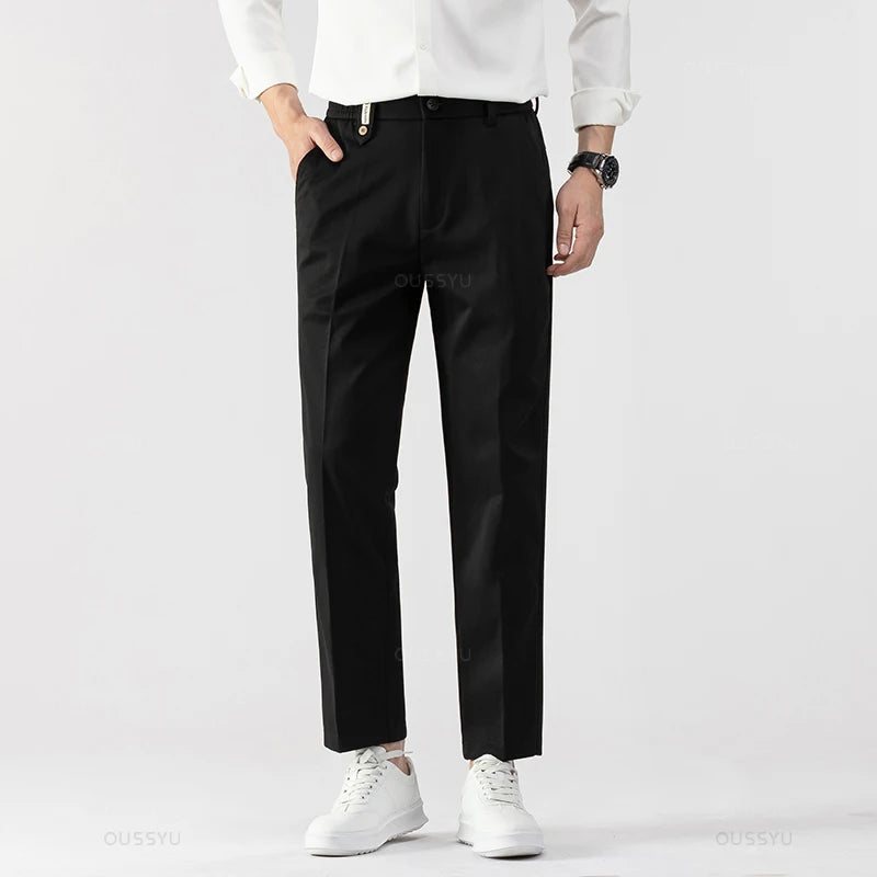 Smooth Stretch Suit Pants for Men