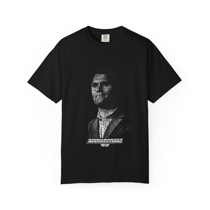 A True Patriot - Charlie Kirk Legacy Tribute Graphic Tee