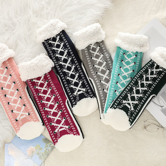 CozyKicks™ Fluffy Slipper Socks