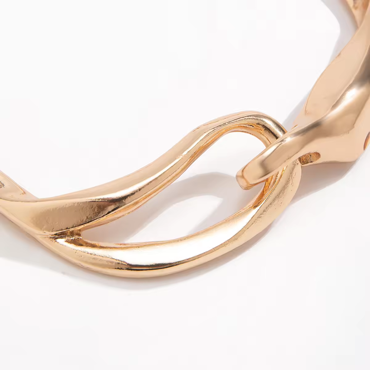 Iris Eternal Loop Chocker-Styled Necklace