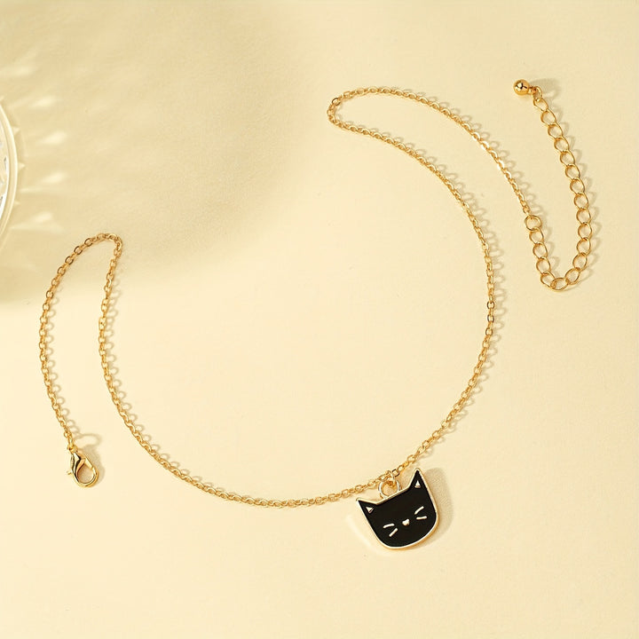 WishKitty™ Black Cat Pendant Necklace