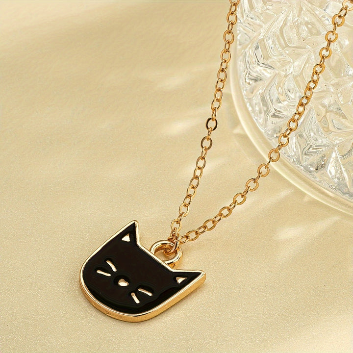 WishKitty™ Black Cat Pendant Necklace