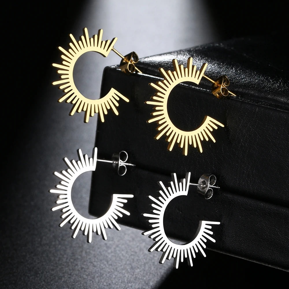 Spikora™ Circle Charm Earrings