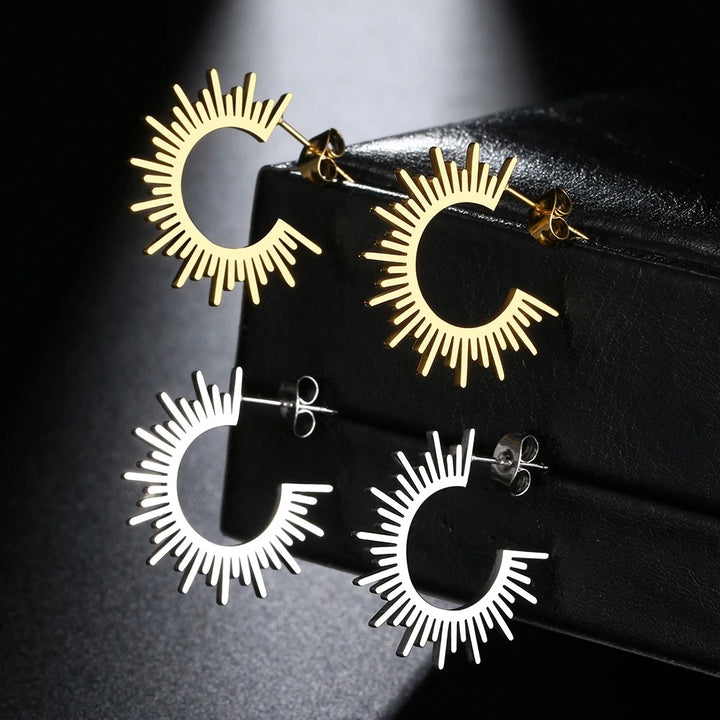 Spikora™ Circle Charm Earrings