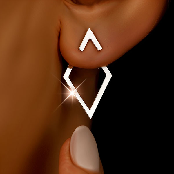 Anglo™ Triangle Stud Earrings