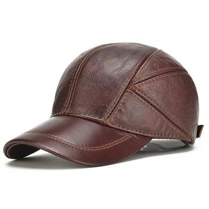 Genuine Leather Earflap Hat – Timeless Style