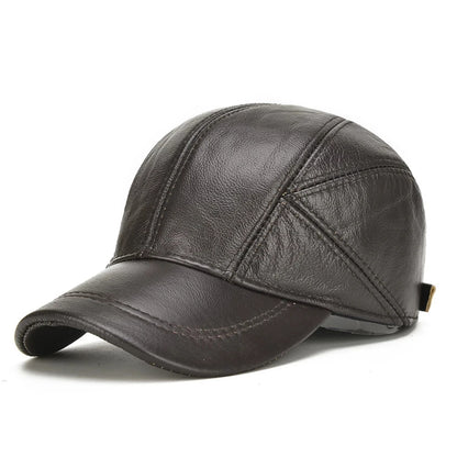 Genuine Leather Earflap Hat – Timeless Style