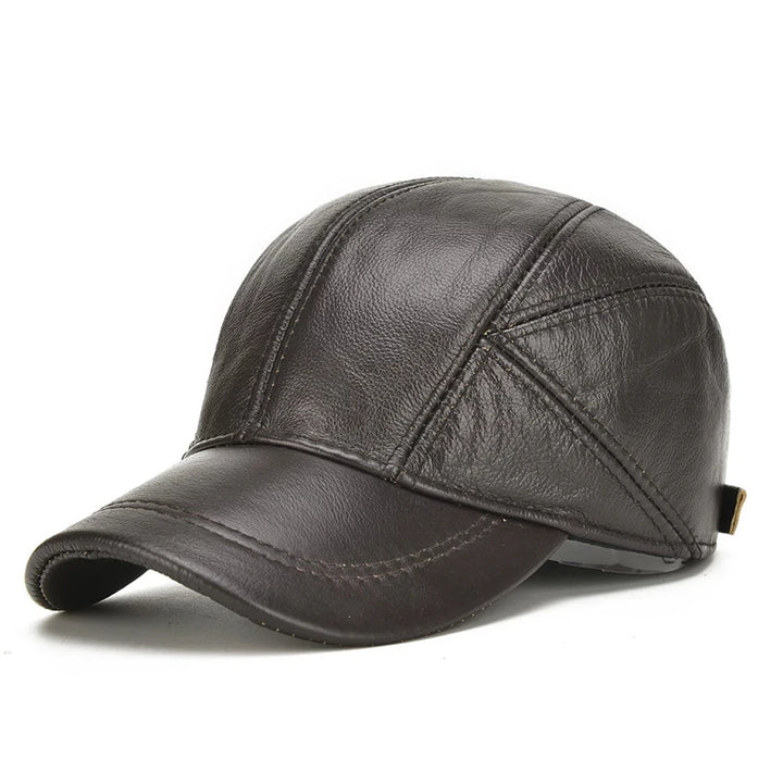 Genuine Leather Earflap Hat – Timeless Style