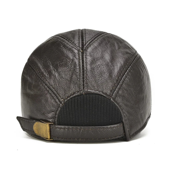 Genuine Leather Earflap Hat – Timeless Style