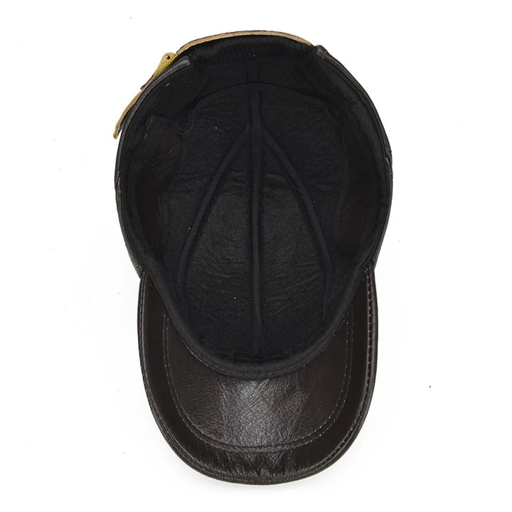 Genuine Leather Earflap Hat – Timeless Style