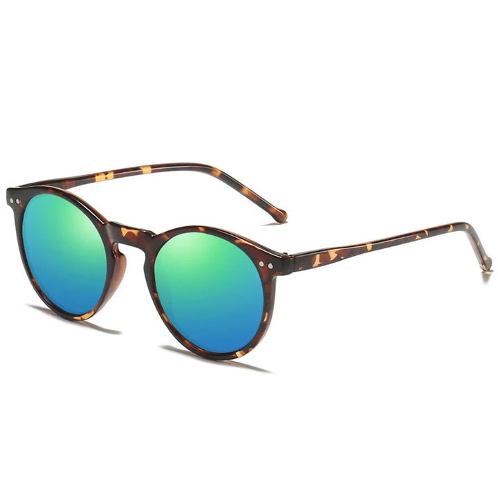 FloraLens Vintage Round Polarized Sunglasses