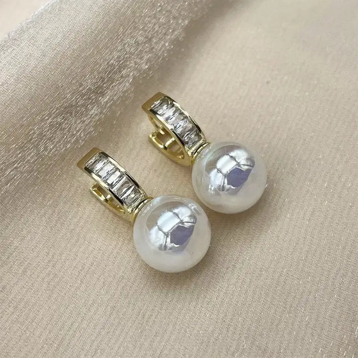 HaloLuxe™ Pearl Earrings for Women