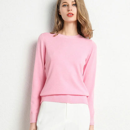 VeraSoft™ Cozy Wool Knit Pullover for Women