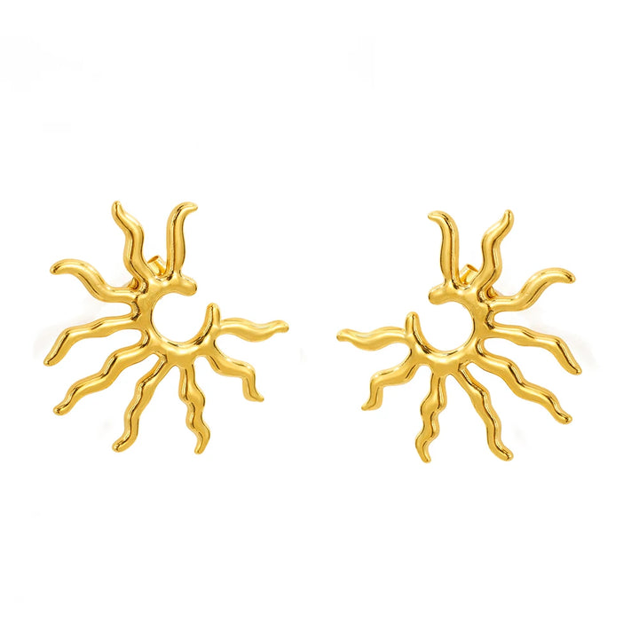 Solara™ Sculpted Sun Earrings