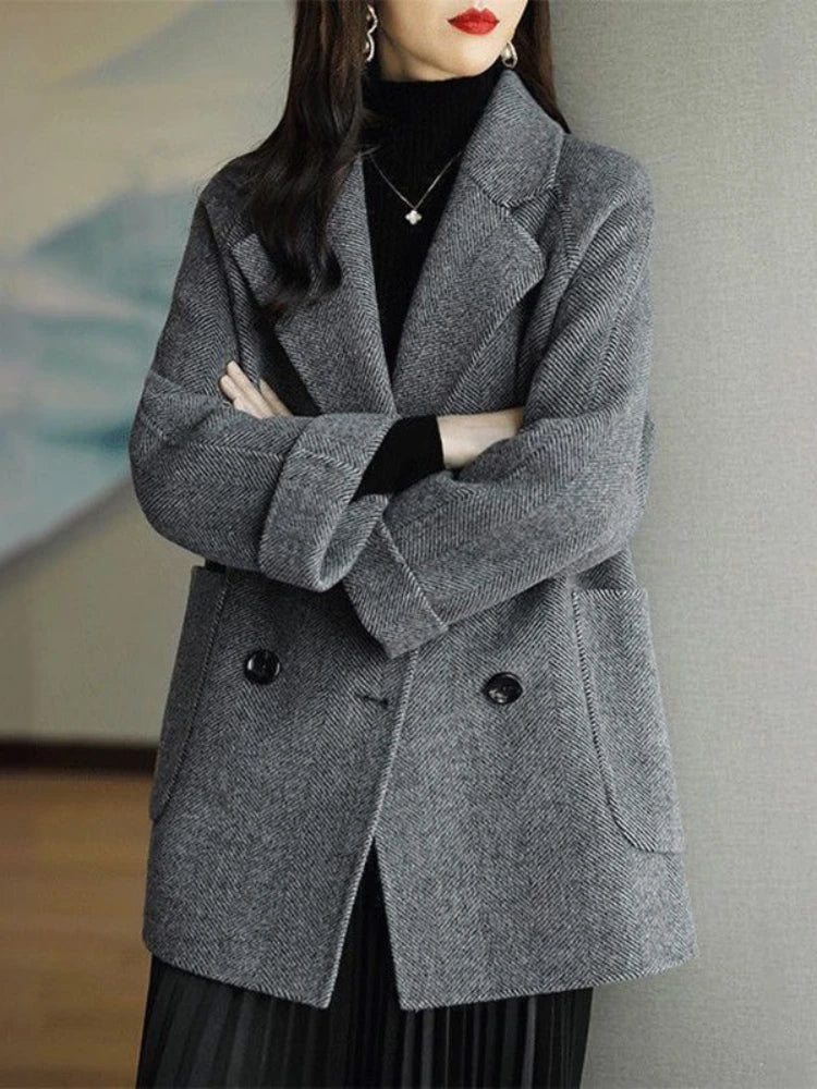 Shelly Elegant Wool Coat