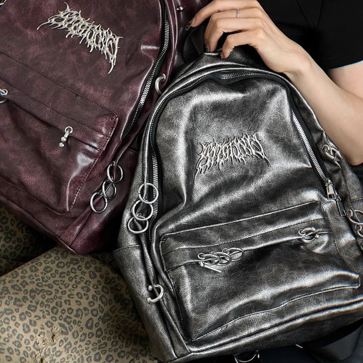PunkRaven Vintage Aesthetic Student Bag