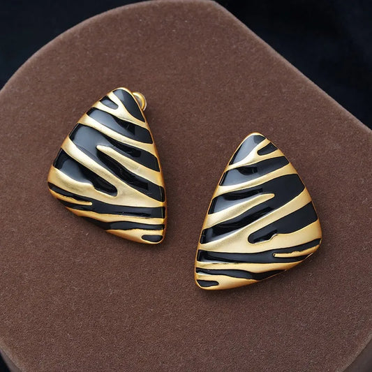 TriLuxe™ Retro Triangle Earrings