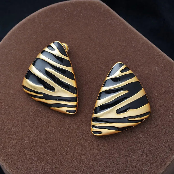 TriLuxe™ Retro Triangle Earrings