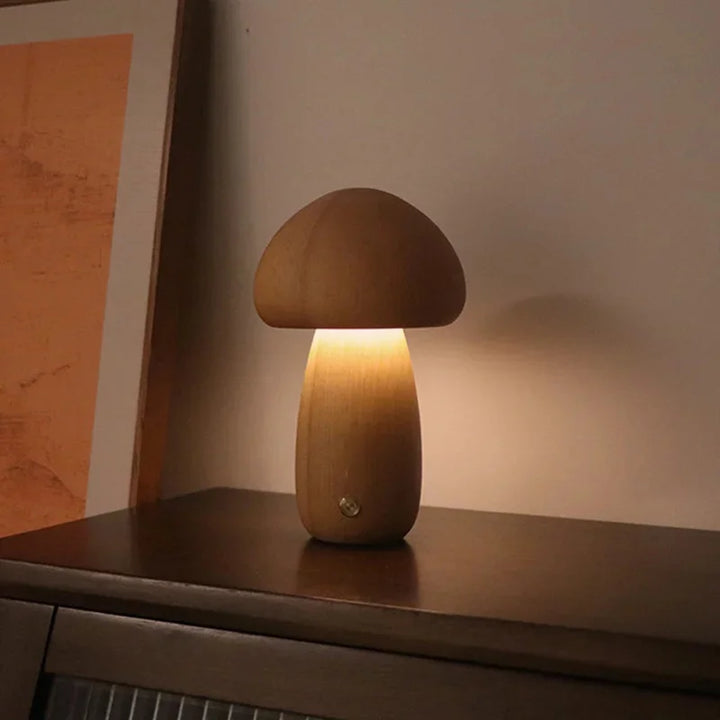 WoodsyGlow Mushroom Night Lamp