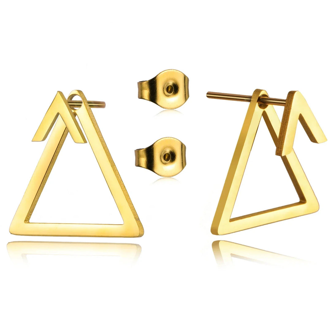TriLume™ Minimalist Triangle Earrings