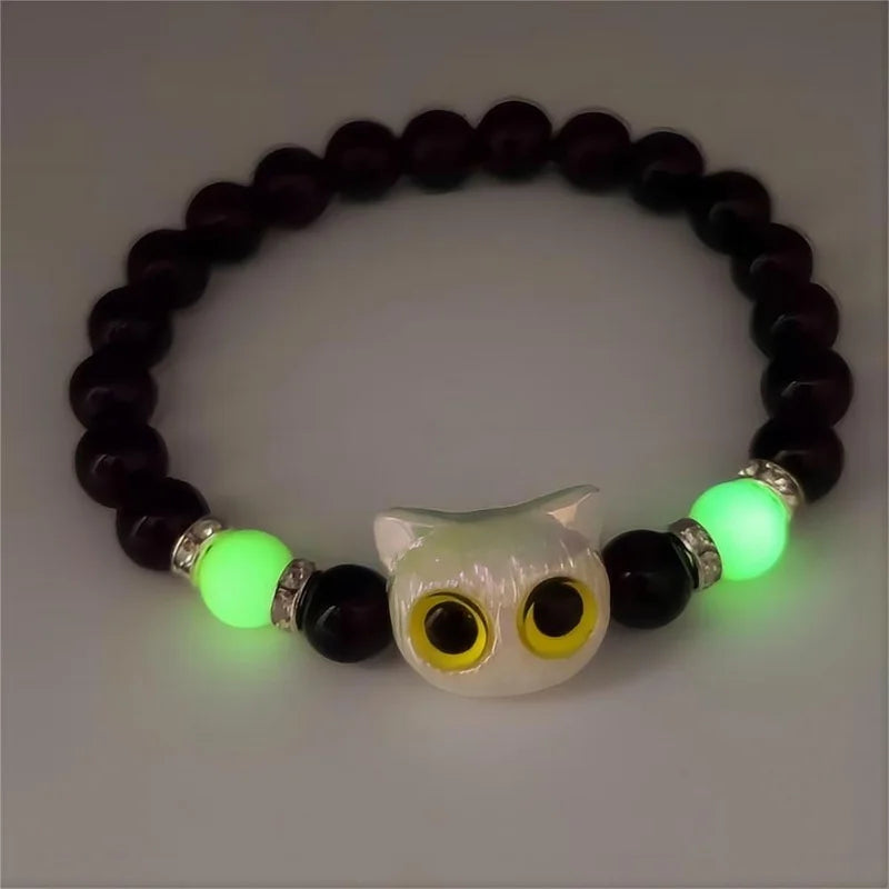 MeowGlow™ Big Eyed Kitty Luminous Bracelet