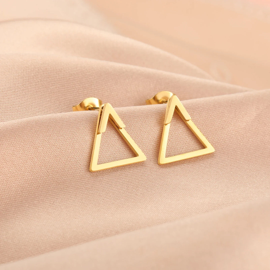 TriLume™ Minimalist Triangle Earrings