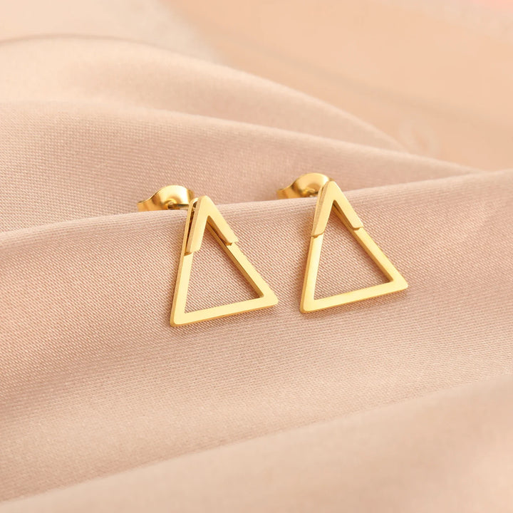 TriLume™ Minimalist Triangle Earrings