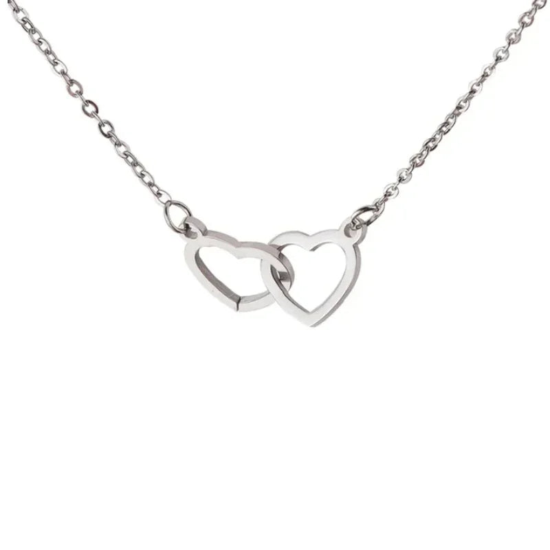 LinkedHearts™ Necklace and Forever Rose Hidden Compartment Gift Box