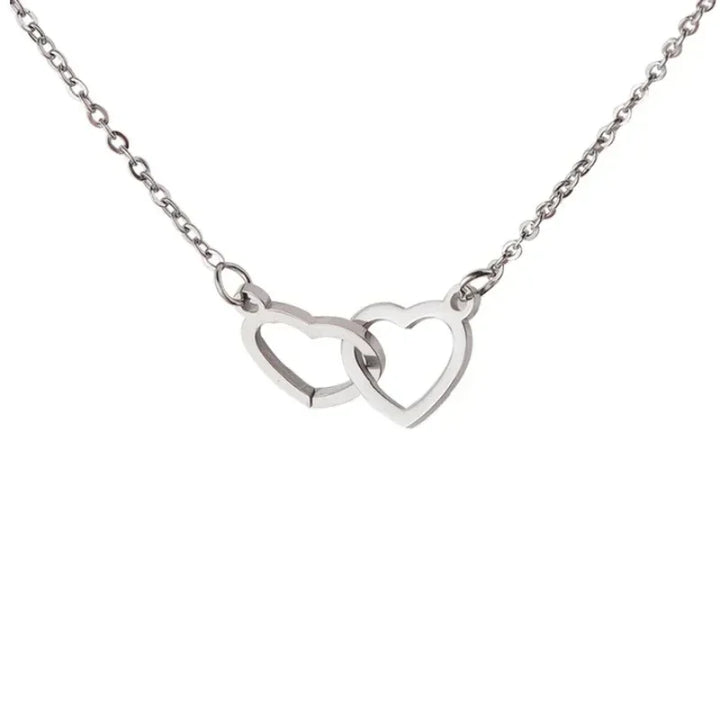 LinkedHearts™ Necklace and Forever Rose Hidden Compartment Gift Box