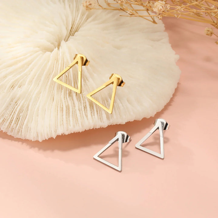TriLume™ Minimalist Triangle Earrings