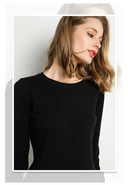 VeraSoft™ Cozy Wool Knit Pullover for Women