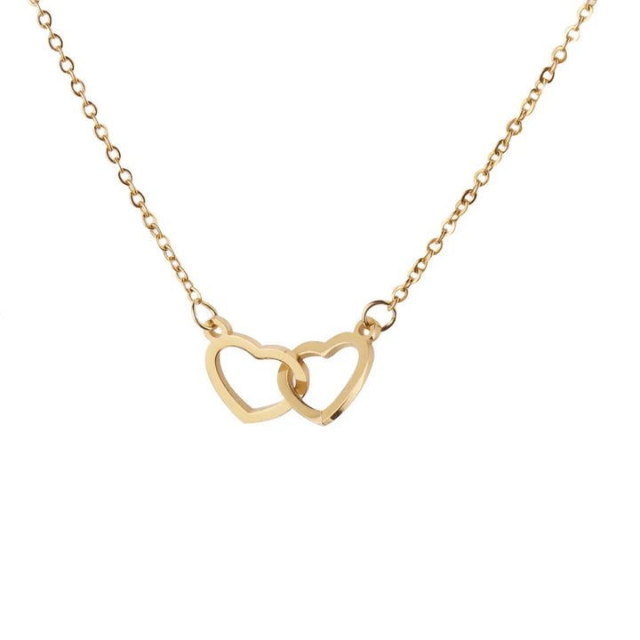 LinkedHearts™ Necklace and Forever Rose Hidden Compartment Gift Box