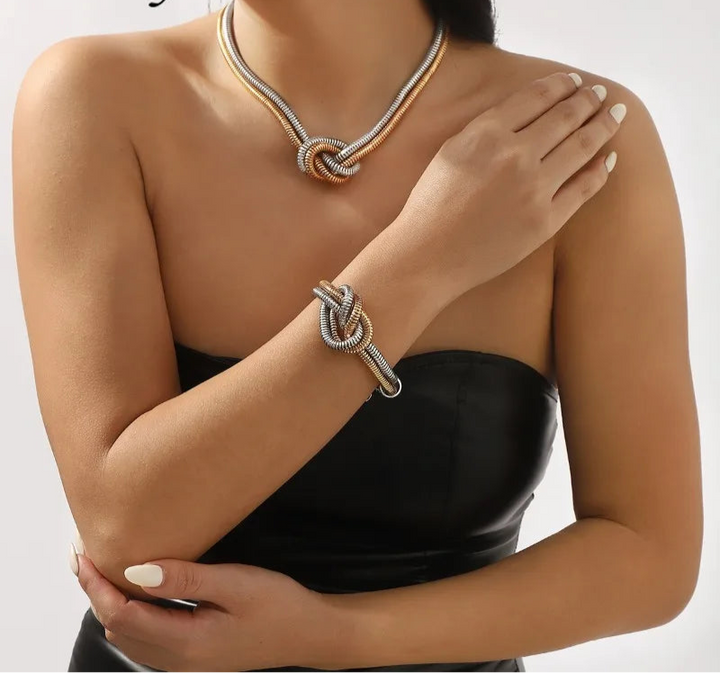 KnotEdge™ Twisted Chain Bracelet Set