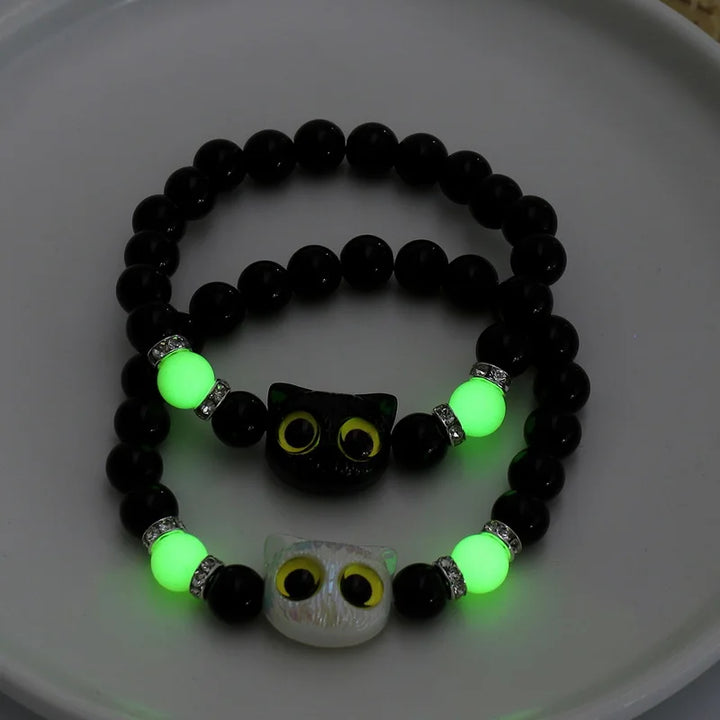 MeowGlow™ Big Eyed Kitty Luminous Bracelet