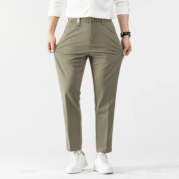 Smooth Stretch Suit Pants for Men