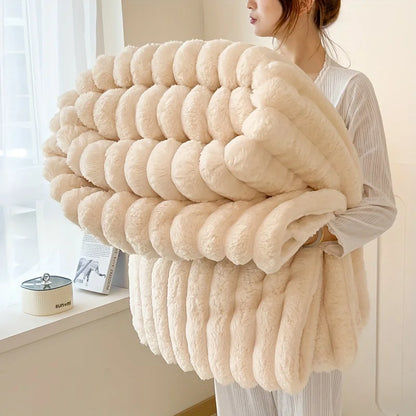 FurrHeaven™ Rabbit Velvet Thick Winter Blanket