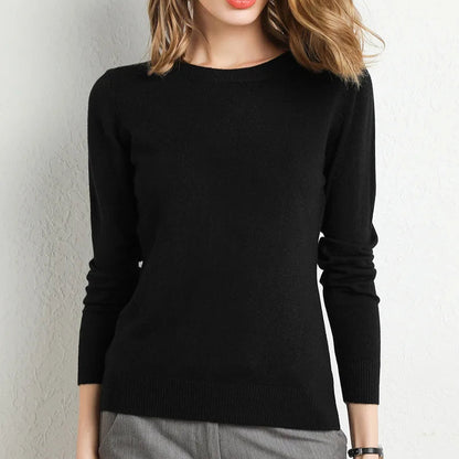 VeraSoft™ Cozy Wool Knit Pullover for Women