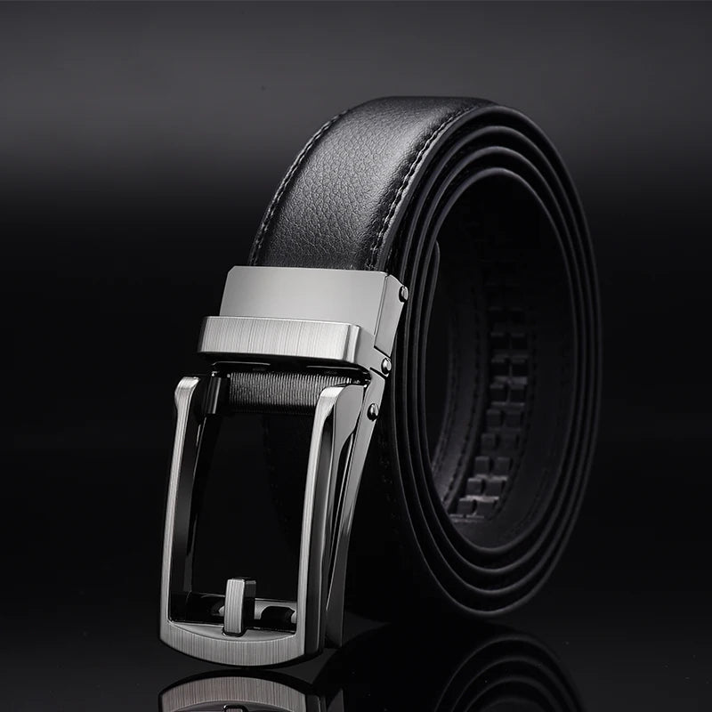 Noah Genuine Leather Automatic Buckle Belt