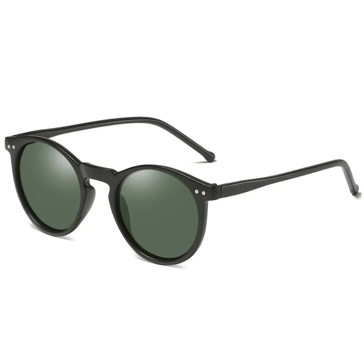 FloraLens Vintage Round Polarized Sunglasses