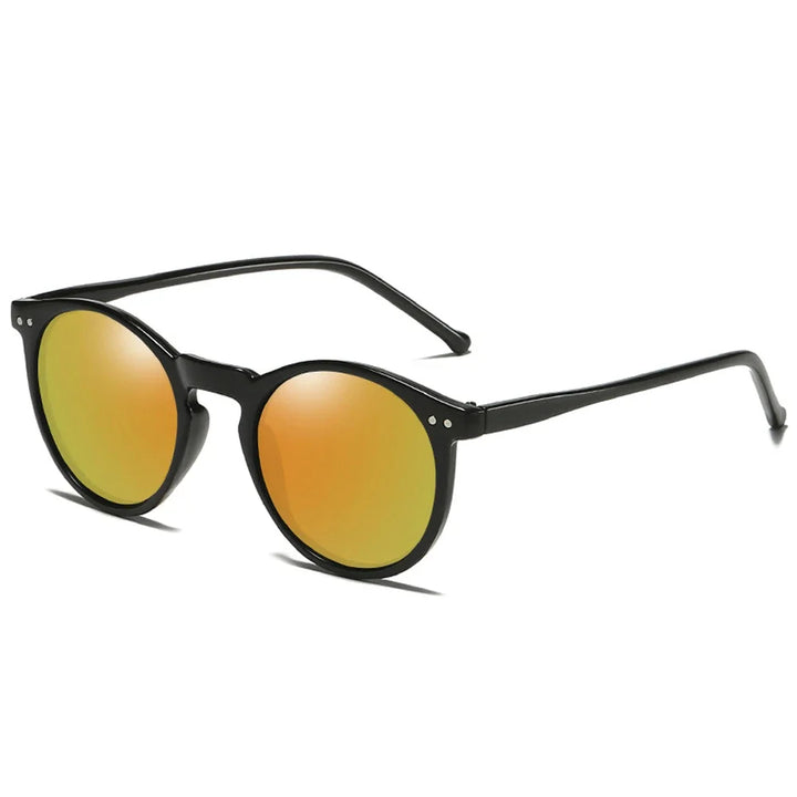 FloraLens Vintage Round Polarized Sunglasses