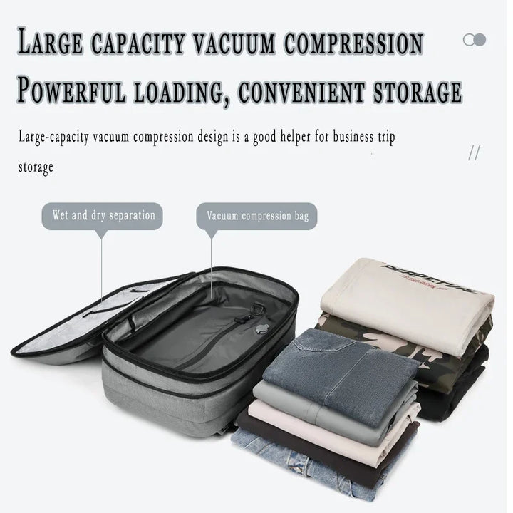 VacPac Backpack - Vacuum Luggage