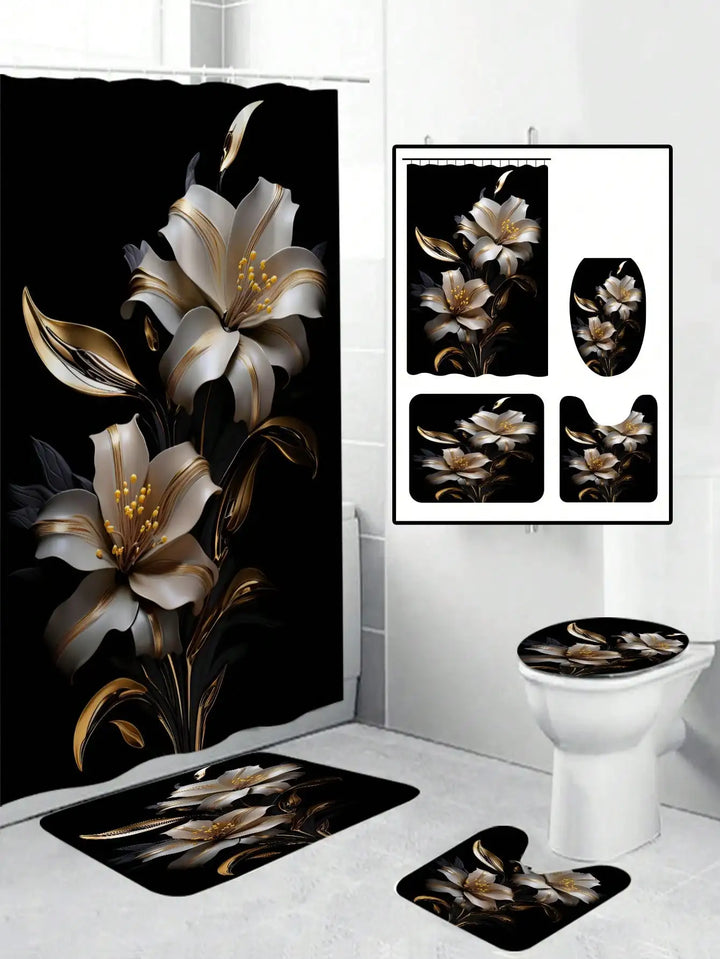 EasternLilly Bathroom Decor Set
