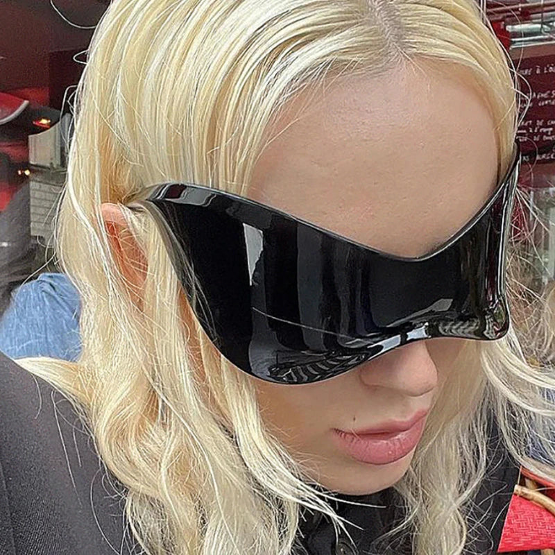NeoWave™ Oversized Y2K Punk Sunglasses