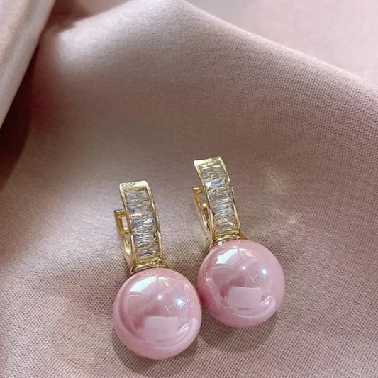 HaloLuxe™ Pearl Earrings for Women