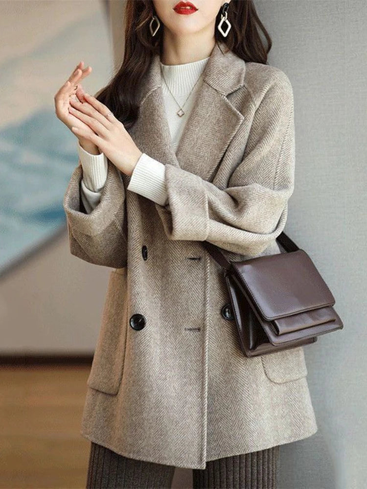 Shelly Elegant Wool Coat